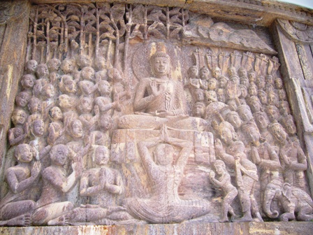 King Bimbisara Paying Homage at Venuvana