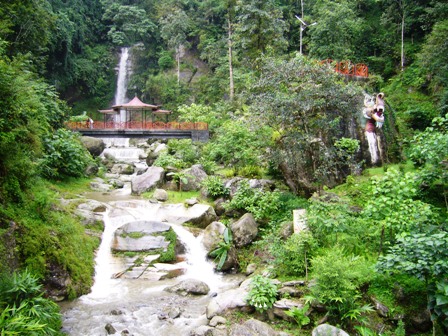 парк водопадов