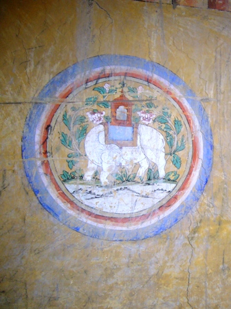 Leh palace, фрески