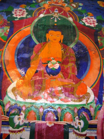 Namgyal Tsemo Gonpa, фрески