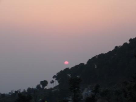 Закат в Дхарамсале